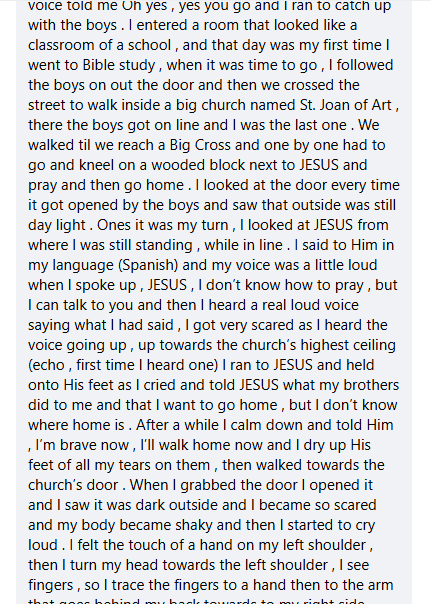 Maria Ramos miracle story screenshot.